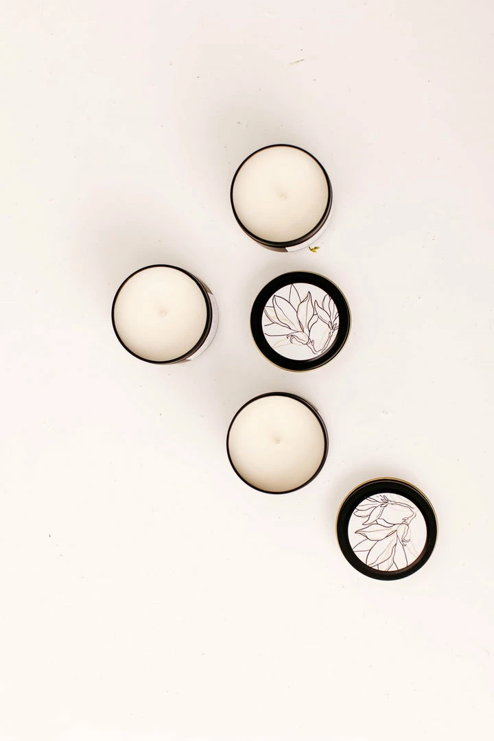 Aimee Weaver Candles Garden House Candle Tin- Sea Salt & Orchid 3 Aimee Weaver Candles Garden House Candle Tin- Sea Salt & Orchid