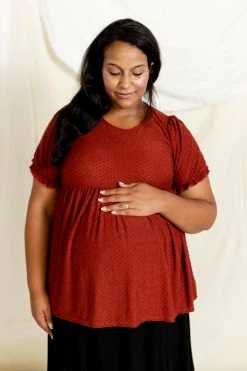 RK Apparel Tops/Cardigans 'Kenzi' Maternity Top FINAL SALE