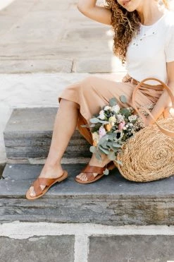 The Main Street Exchange 'Olivia' Skirt In Clay