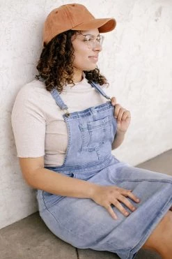 The Main Street Exchange Exclusive Designs 'Emerson' Light Denim Skirt Overalls 19 The Main Street Exchange Exclusive Designs 'Emerson' Light Denim Skirt Overalls