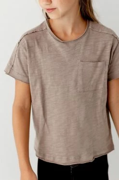 12pm By Mon Ami 'Shae' Girl Pocket Tee FINAL SALE