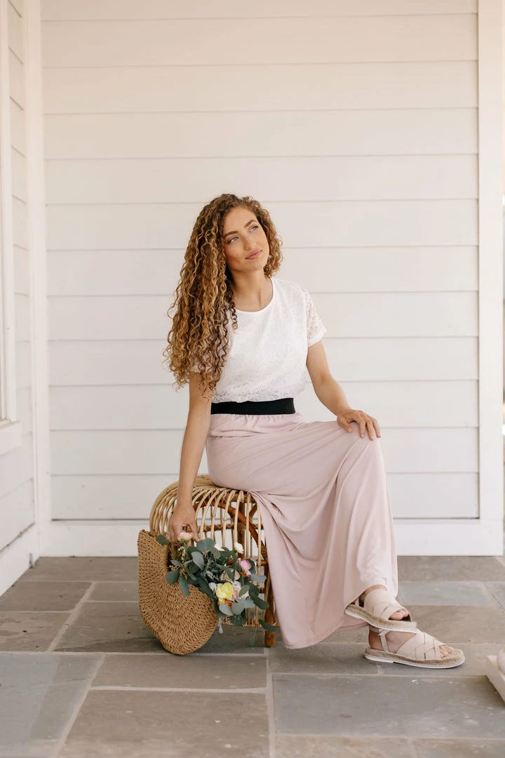 The Main Street Exchange 'Annlyn' Lace Top In White 6 The Main Street Exchange 'Annlyn' Lace Top In White