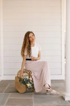 The Main Street Exchange Exclusive Designs 'Claire' Skirt In Light Rose 7 The Main Street Exchange Exclusive Designs 'Claire' Skirt In Light Rose