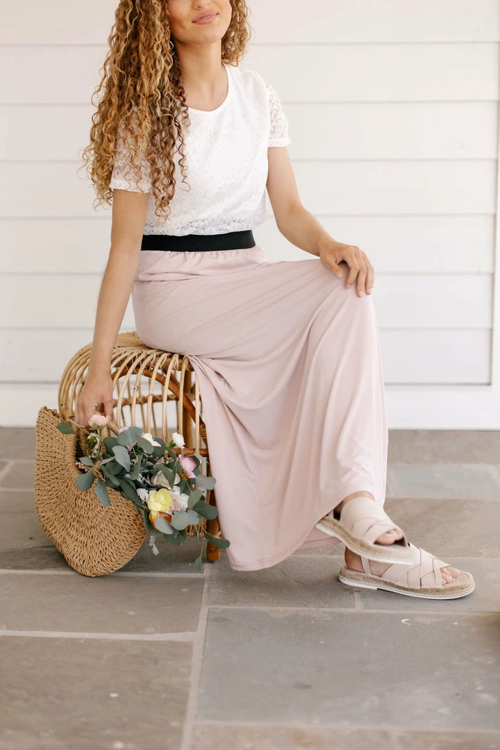 The Main Street Exchange Exclusive Designs 'Claire' Skirt In Light Rose 1 The Main Street Exchange Exclusive Designs 'Claire' Skirt In Light Rose