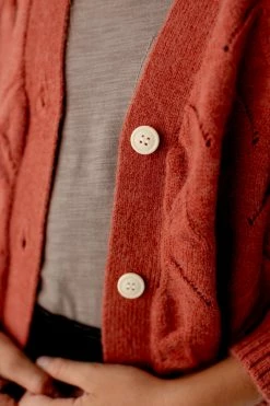 12pm By Mon Ami 'Charlotte' Girl Cable Knit Cardigan FINAL SALE Tops/Cardigans 12 12pm By Mon Ami 'Charlotte' Girl Cable Knit Cardigan FINAL SALE Tops/Cardigans