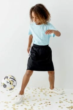 Lancaster Sewing Company Girl Modest Knee Length Athletic Skort