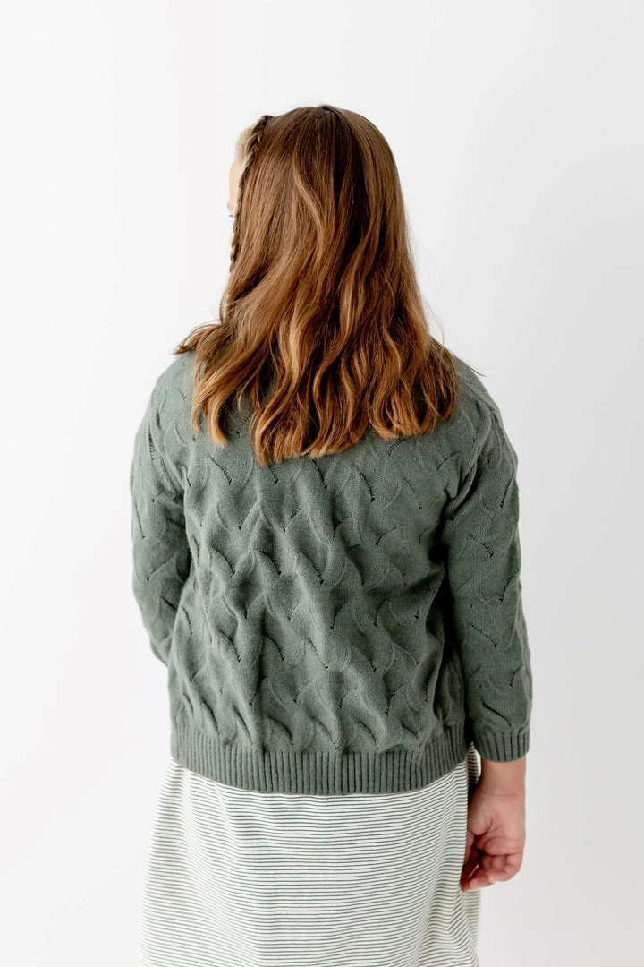 12pm By Mon Ami 'Charlotte' Girl Cable Knit Cardigan FINAL SALE Tops/Cardigans 9 12pm By Mon Ami 'Charlotte' Girl Cable Knit Cardigan FINAL SALE Tops/Cardigans