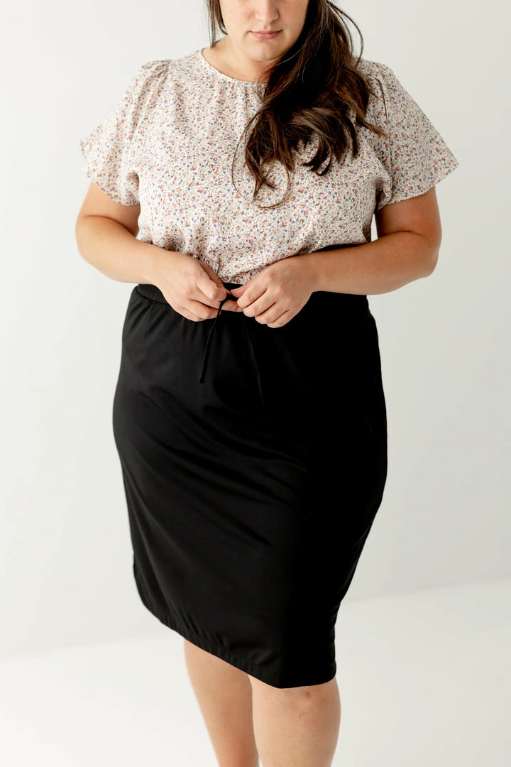 The Main Street Exchange 'Olivia' Skirt In Black 1 The Main Street Exchange 'Olivia' Skirt In Black
