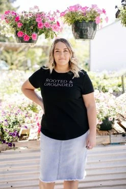 The Main Street Exchange Exclusive Designs 'Rooted & Grounded' Graphic Tee FINAL SALE