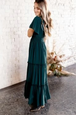 Mikarose Dresses 'Elizabeth' Maxi Dress In Pine