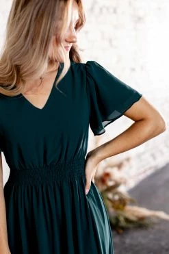 Mikarose Dresses 'Elizabeth' Maxi Dress In Pine