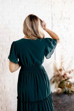 Mikarose Dresses 'Elizabeth' Maxi Dress In Pine
