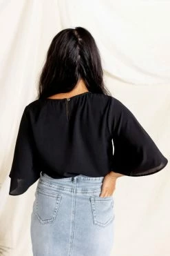 Mikarose 'Monet' Flutter Sleeve Top FINAL SALE Tops/Cardigans 7 Mikarose 'Monet' Flutter Sleeve Top FINAL SALE Tops/Cardigans
