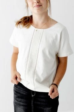 The Main Street Exchange 'Emma' Linen Top In Light Cream Exclusive Designs 13 The Main Street Exchange 'Emma' Linen Top In Light Cream Exclusive Designs