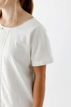 The Main Street Exchange 'Emma' Linen Top In Light Cream Exclusive Designs 11 The Main Street Exchange 'Emma' Linen Top In Light Cream Exclusive Designs
