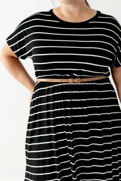 ANZELL Vegan Leather Skinny Belt