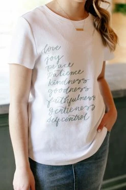 The Main Street Exchange 'Fruits Of The Spirit' Graphic Tee FINAL SALE Exclusive Designs