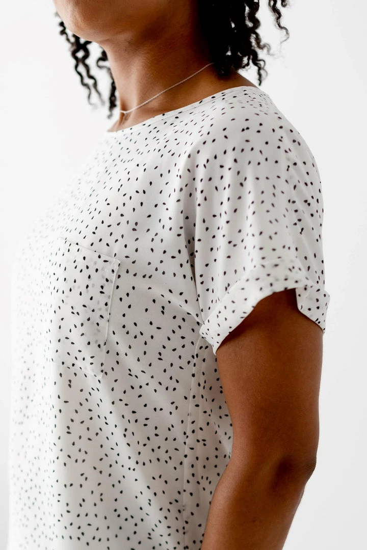 The Main Street Exchange 'Shalom' Printed Top In Ivory Lancaster Collection 5 The Main Street Exchange 'Shalom' Printed Top In Ivory Lancaster Collection