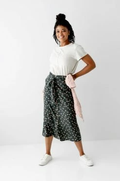 Dazz Skirts 'Elaina' Button Down Skirt FINAL SALE