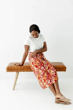 Dazz Skirts 'Elaina' Button Down Skirt FINAL SALE