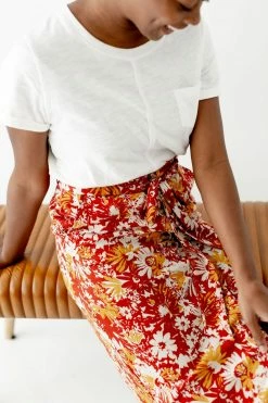 Dazz Skirts 'Elaina' Button Down Skirt FINAL SALE