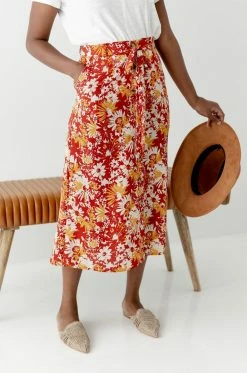 Dazz Skirts 'Elaina' Button Down Skirt FINAL SALE