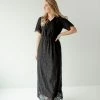 The Main Street Exchange 'Odessa' Lace Dress In Black Exclusive Designs