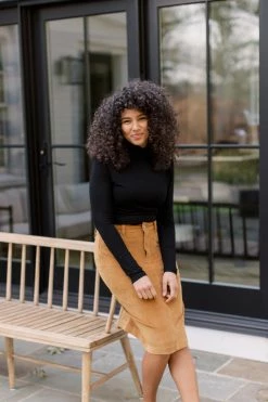 The Main Street Exchange 'Ember' Corduroy Skirt In Camel FINAL SALE 15 The Main Street Exchange 'Ember' Corduroy Skirt In Camel FINAL SALE