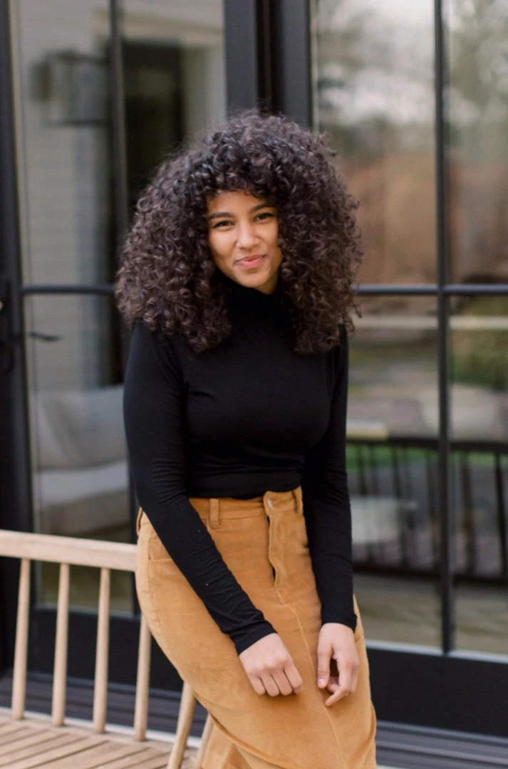 The Main Street Exchange Exclusive Designs 'Zuri' Ribbed Turtleneck In Black 2 The Main Street Exchange Exclusive Designs 'Zuri' Ribbed Turtleneck In Black